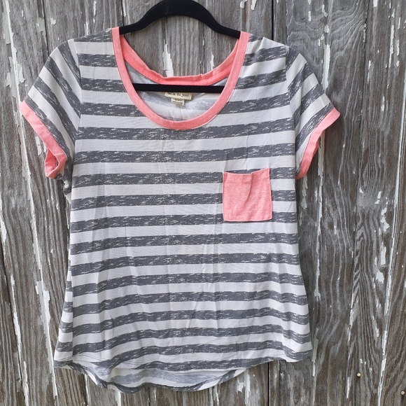 2 for $10 Striped, short sleeve, pocket tee - Picture 5 of 5